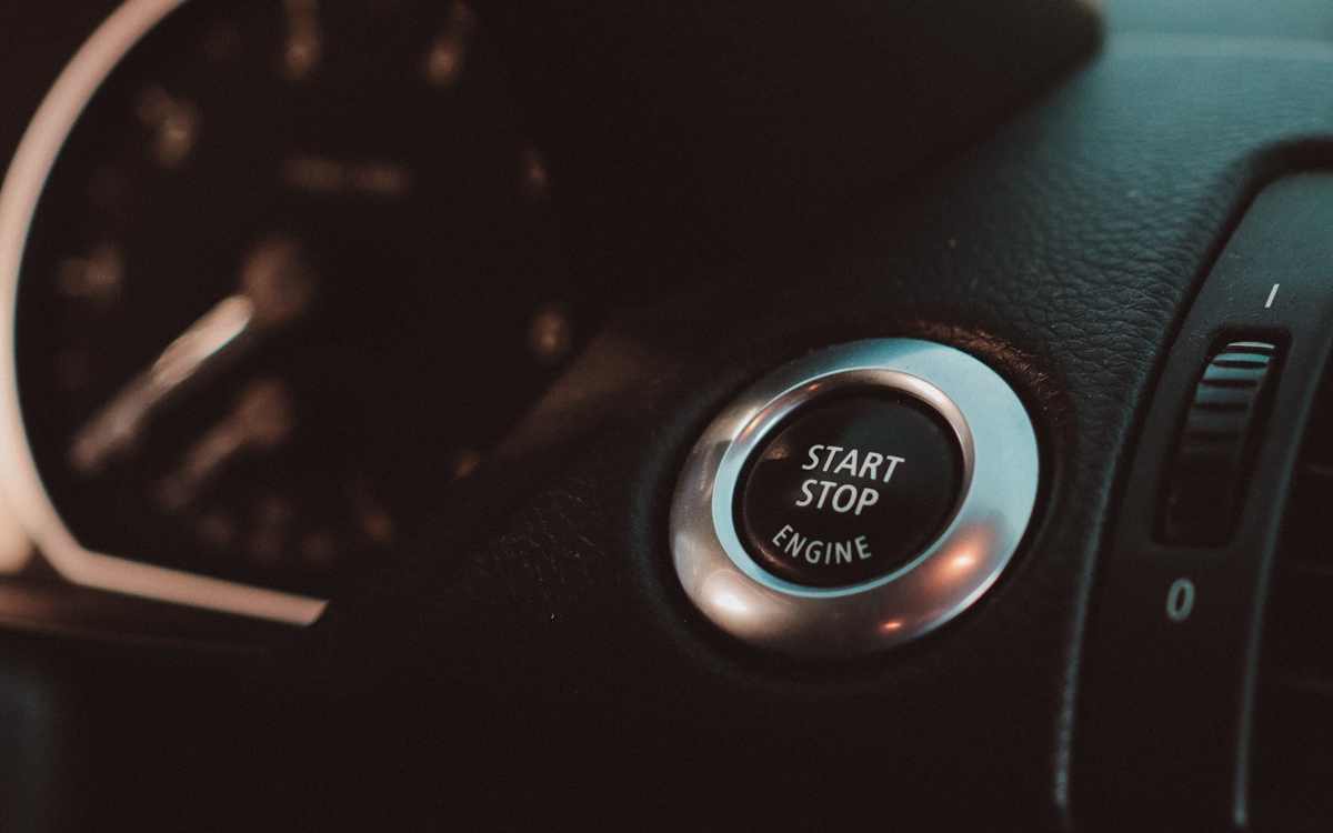 Car start and stop engine button